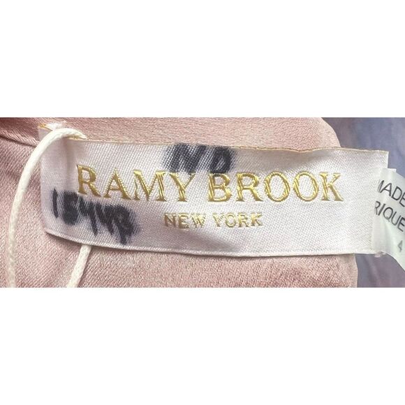 Ramy Brook Pink Tallon Metallic Chainmail Geo Sleeveless Minidress NWT Size 2 - Picture 7 of 9